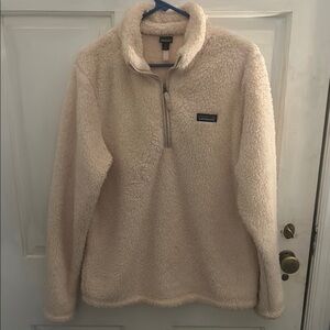 Patagonia Light Pink Teddy Bear Fleece